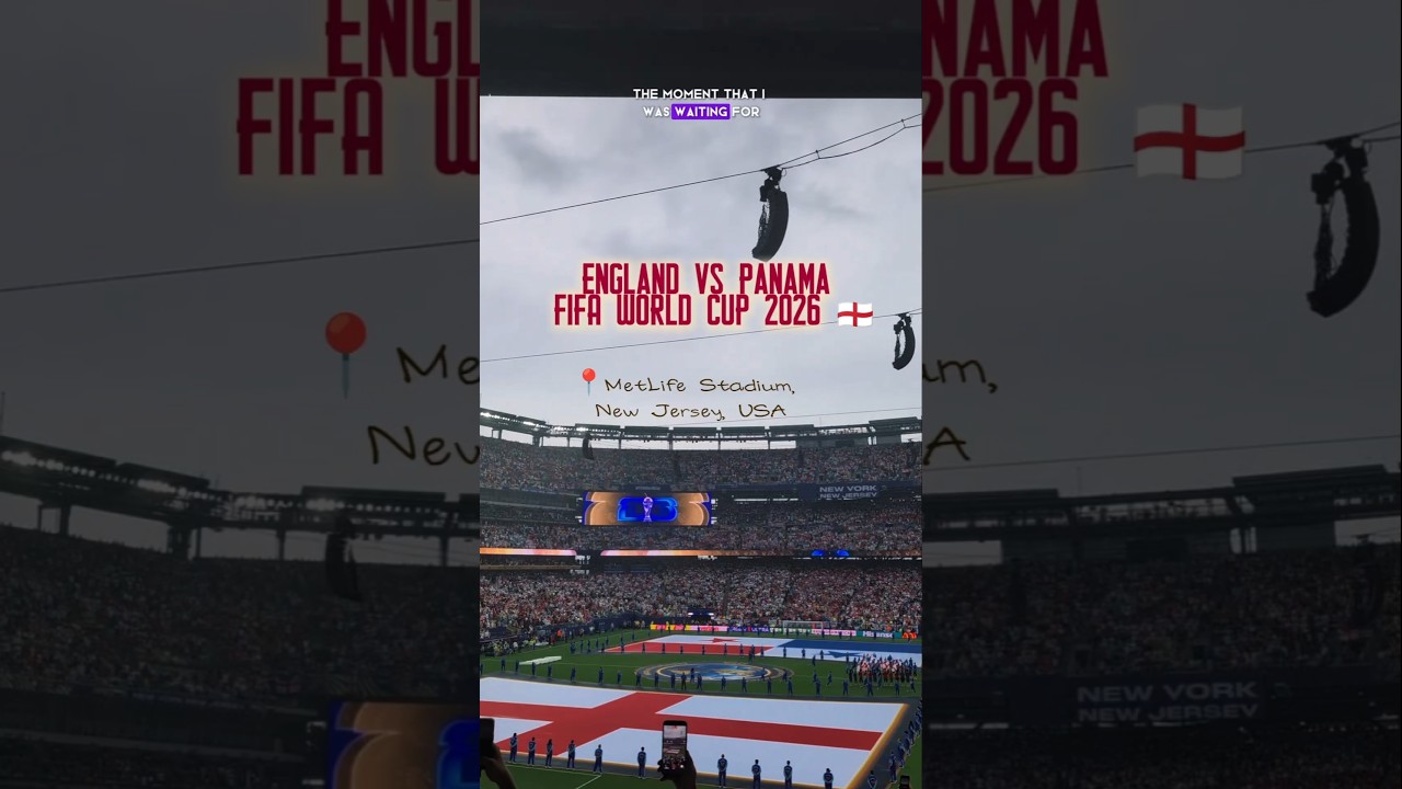 🏴󠁧󠁢󠁥󠁮󠁧󠁿England vs Panama FIFA World Cup 2026 Vlog⚽📍MetLife Stadium, New Jersey, USA #harrykane