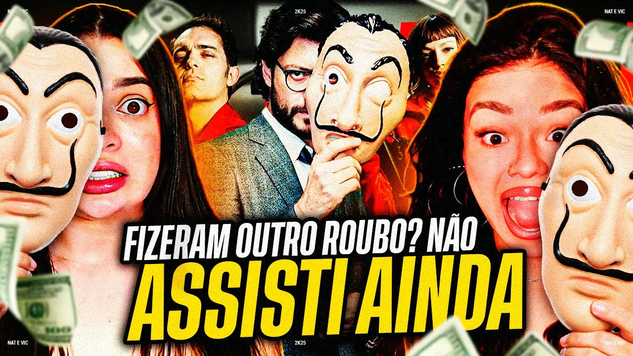 REAGINDO a LA CASA DE PAPEL DA ZOEIRA #3 - Castiel | Nat e Vic MV