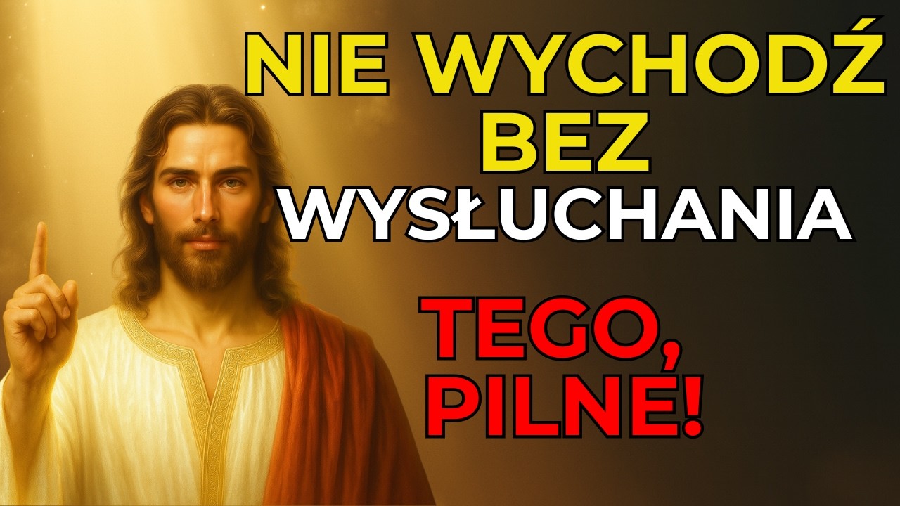 BÓG WOŁA CIĘ TERAZ! PILNE