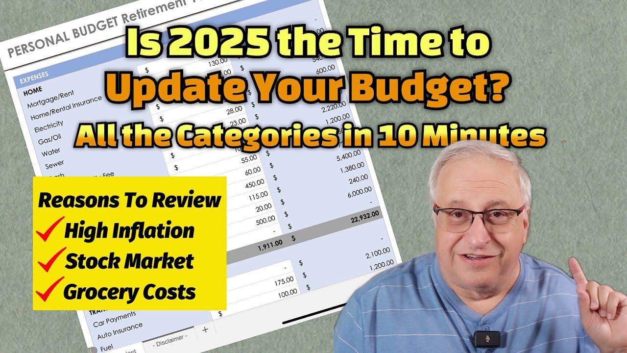 Making a Complete Personal Budget  in 2025!  For Anyone including first time budget makers.