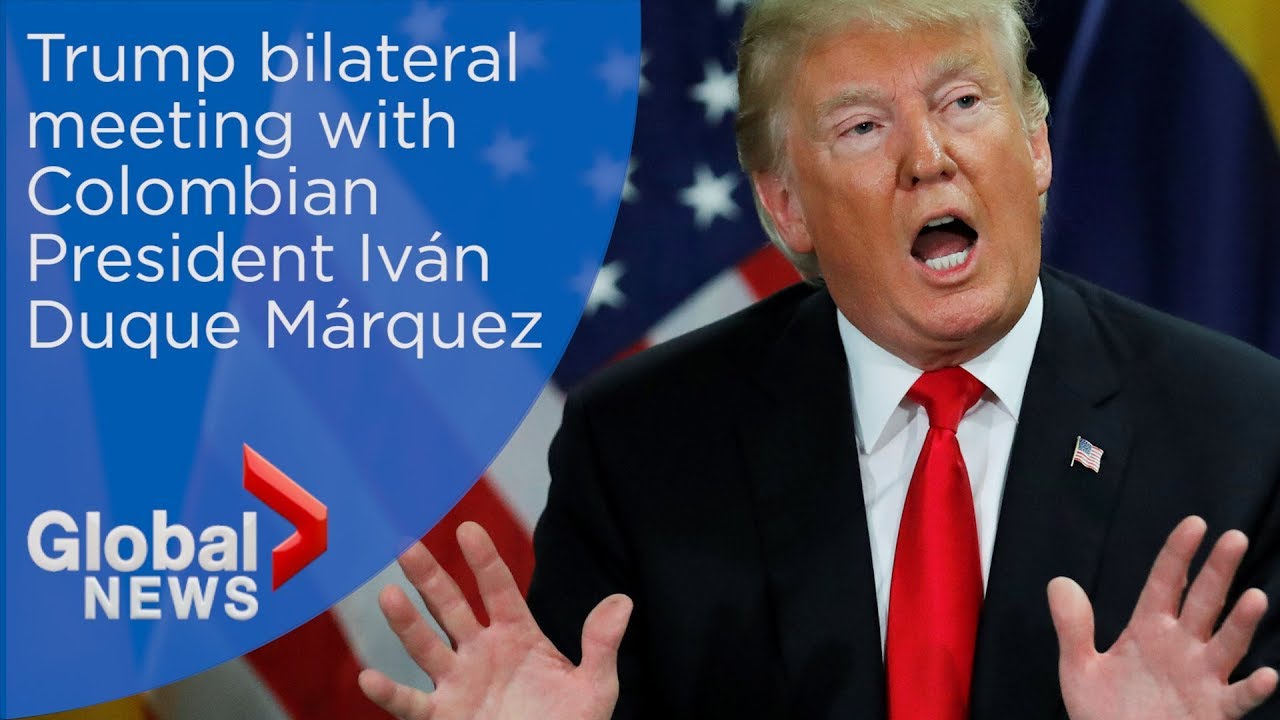 Trump meets with Colombia’s president Iván Duque