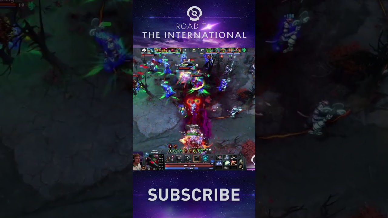 Massive fight! Team Falcons wipe 4 heroes from Team Spirit #RoadToTi #pgl #dota #dota2 #дота