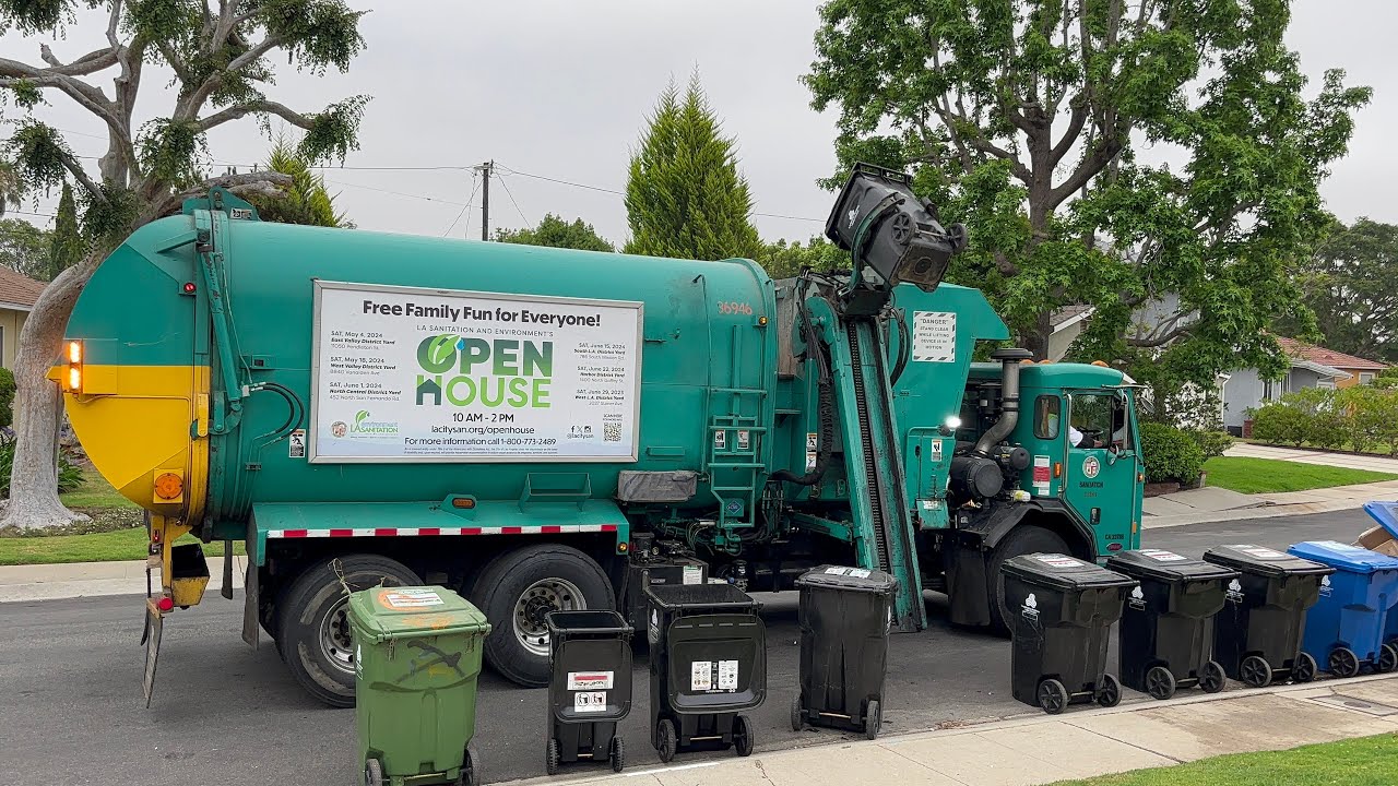 Various Garbage Trucks of West LA pt.109