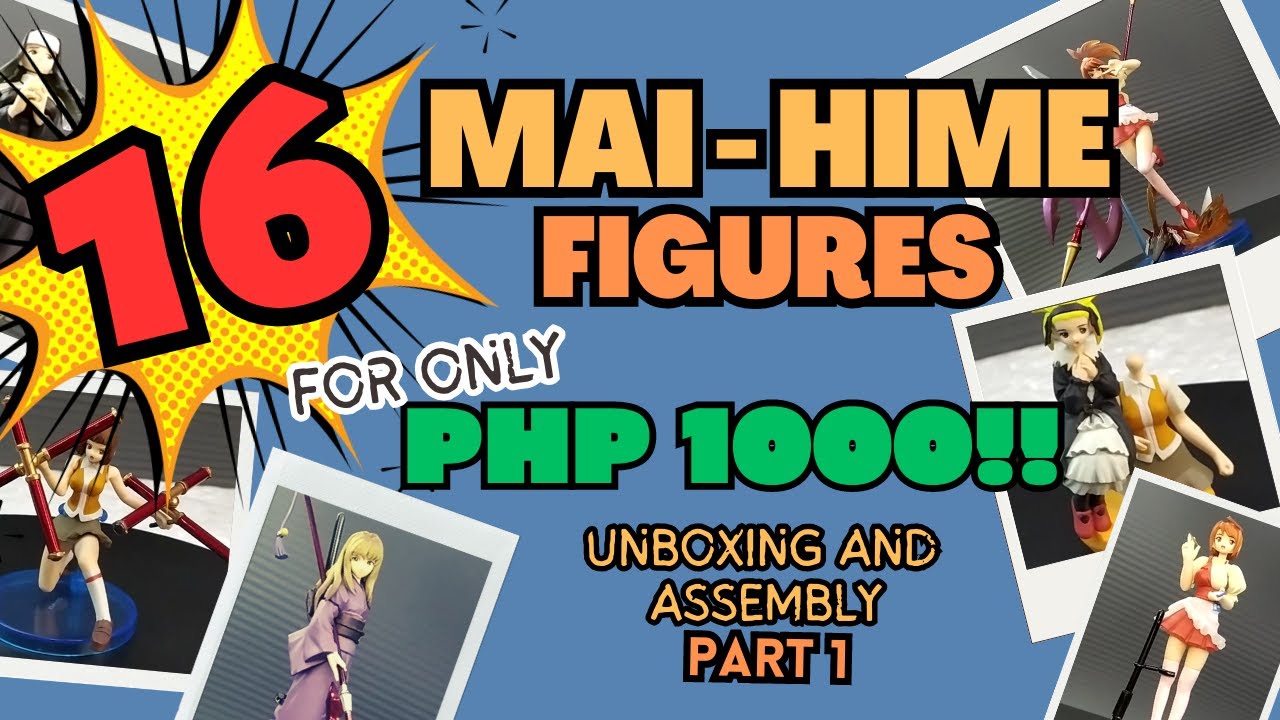 Mai Hime Figure Haul (16 figures) - Part 1