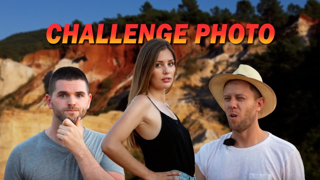 Challenge photo (Romain VS Jonathan) avec Alexia