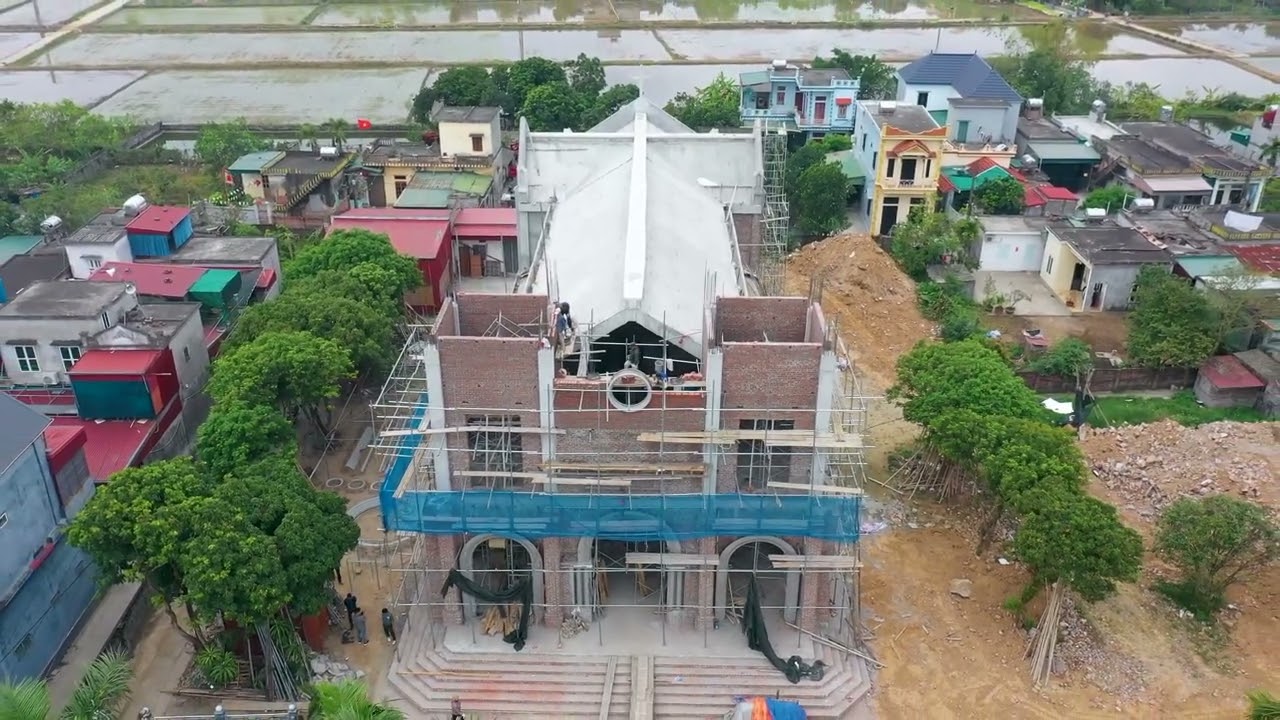 NHÀ THỜ GIÁO HỌ TRI LAI - GIÁO XỨ NGHĨA CHÍNH - GP THÁI BÌNH | ĐANG TRONG QUÁ TRÌNH XÂY DỰNG