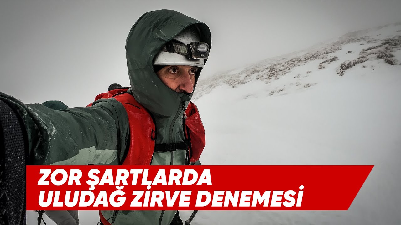 Zor şartlarda Uludağ Zirve Denemesi, bisikletsiz. :) No Cycling