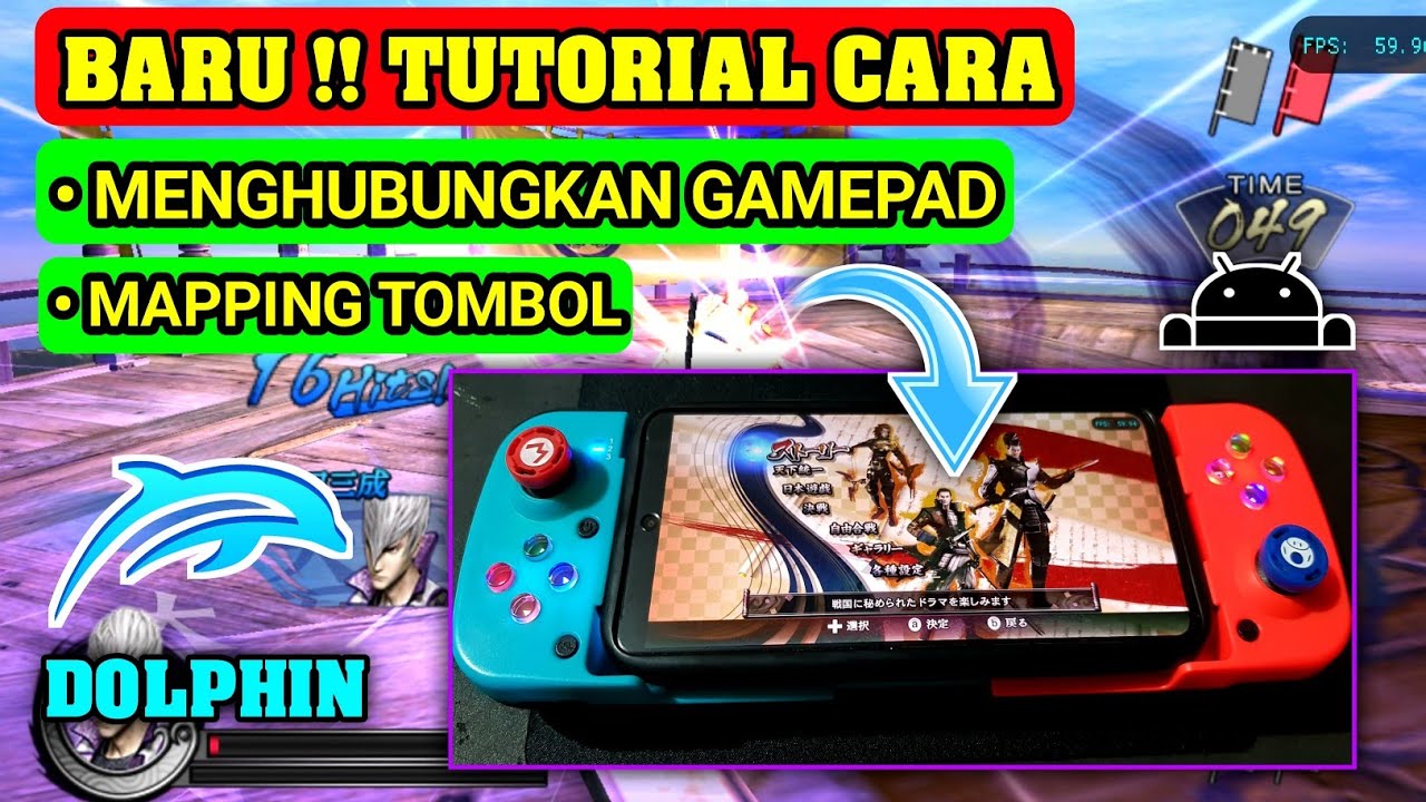LENGKAP Cara Menghubungkan Gamepad dan Mapping Tombol di Emu DOLPHIN Android 100% Sampai Bisa