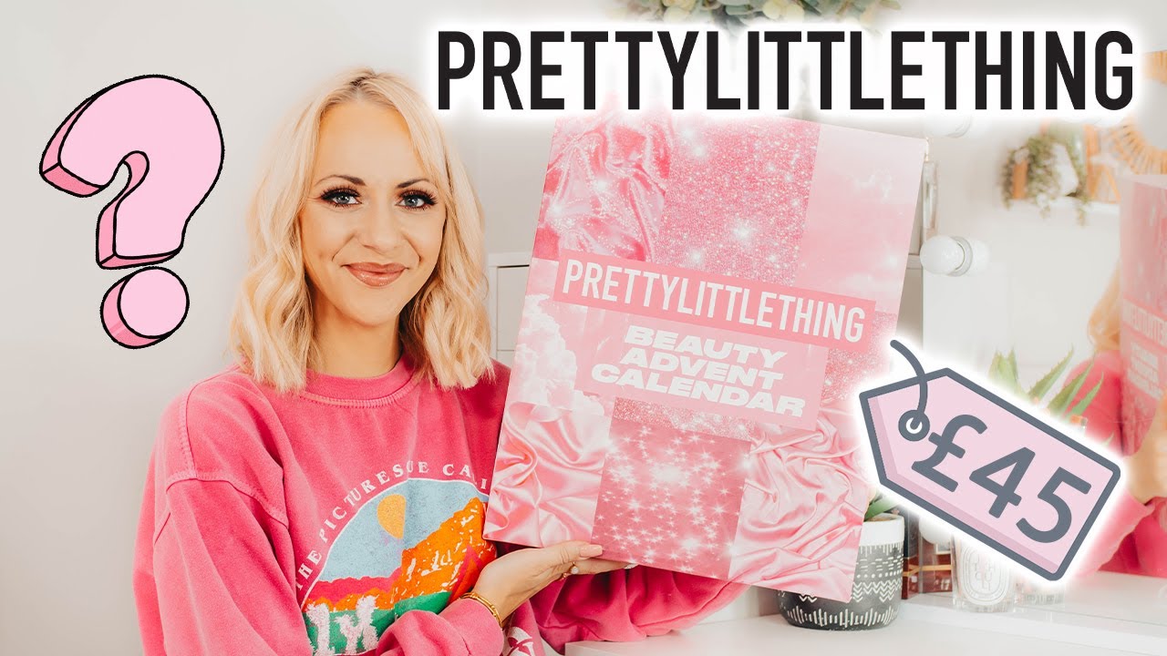 Pretty Little Thing Beauty Advent Calendar 2022 Unboxing - Cost £45 - This Year's Best Value?