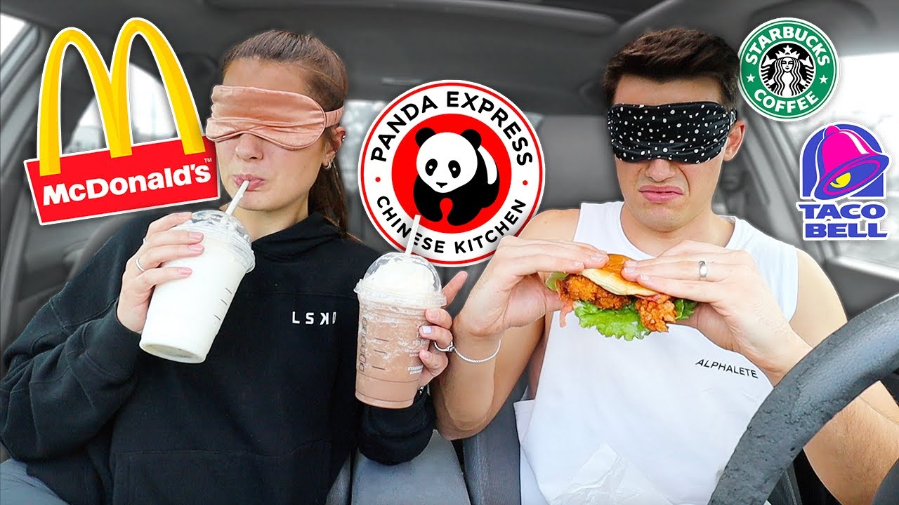 Letting Fast Food Employees DECIDE What We Eat for 24 HOURS *BLINDFOLDED*