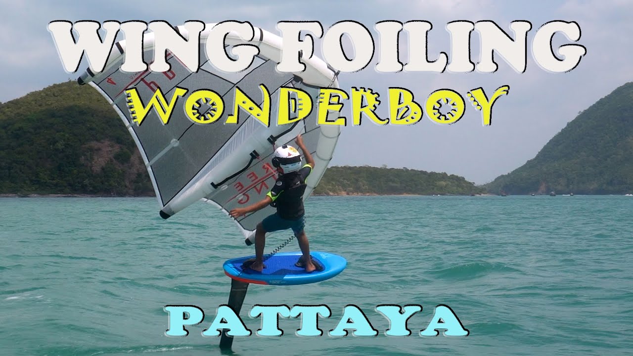 Pattaya's super-young Wing Foiling WONDERBOY!
