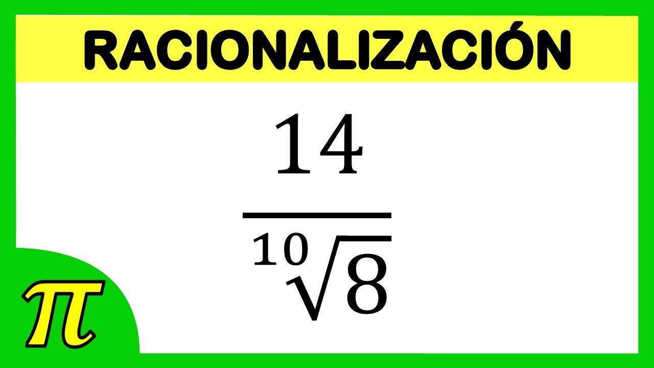 Racionalizaci&oacute;n de denominadores monomio | ejercicio resuelto
