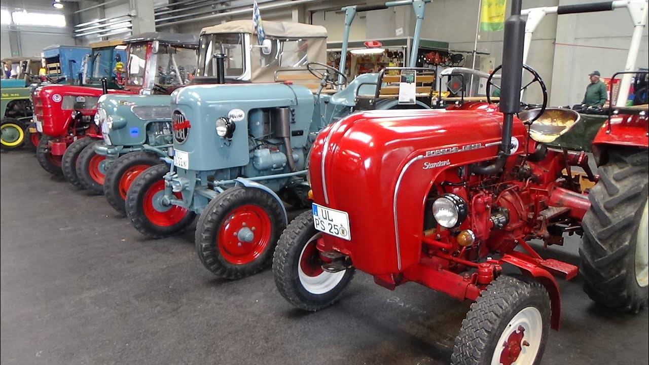 Traktorenparade - Porsche - Eicher - Fahr- Hanomag - Bautz - Fendt - Technorama Ulm 2015