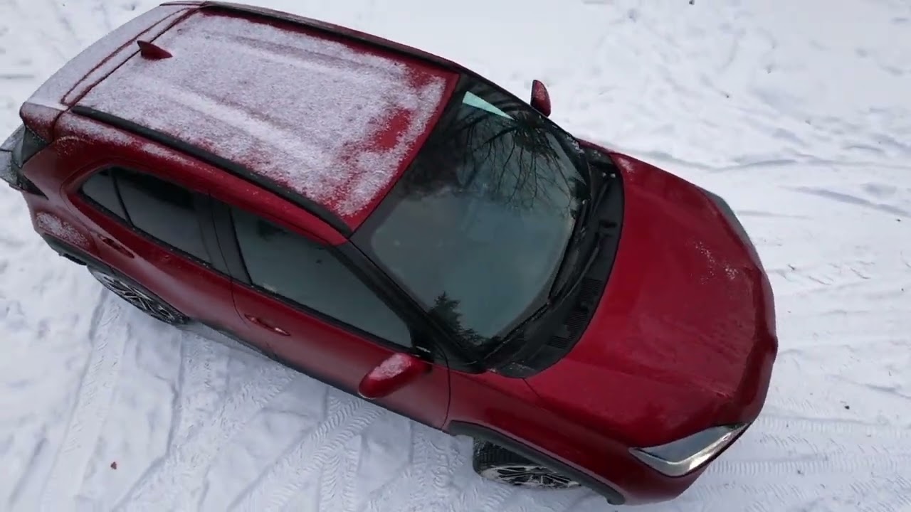 Yaris cross awd zimą styczeń 2026