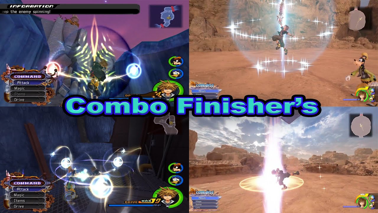 The History of Sora's Combo Finishers Throughout The Series