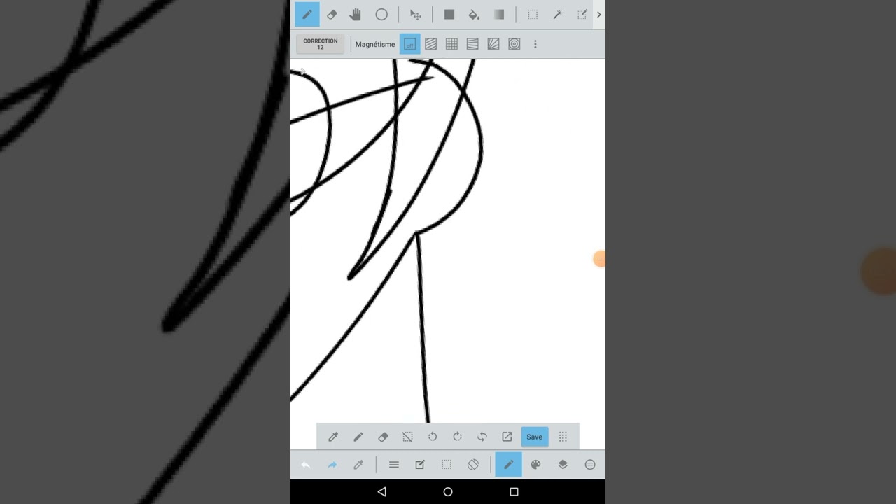 un esquisse sur jump paint
