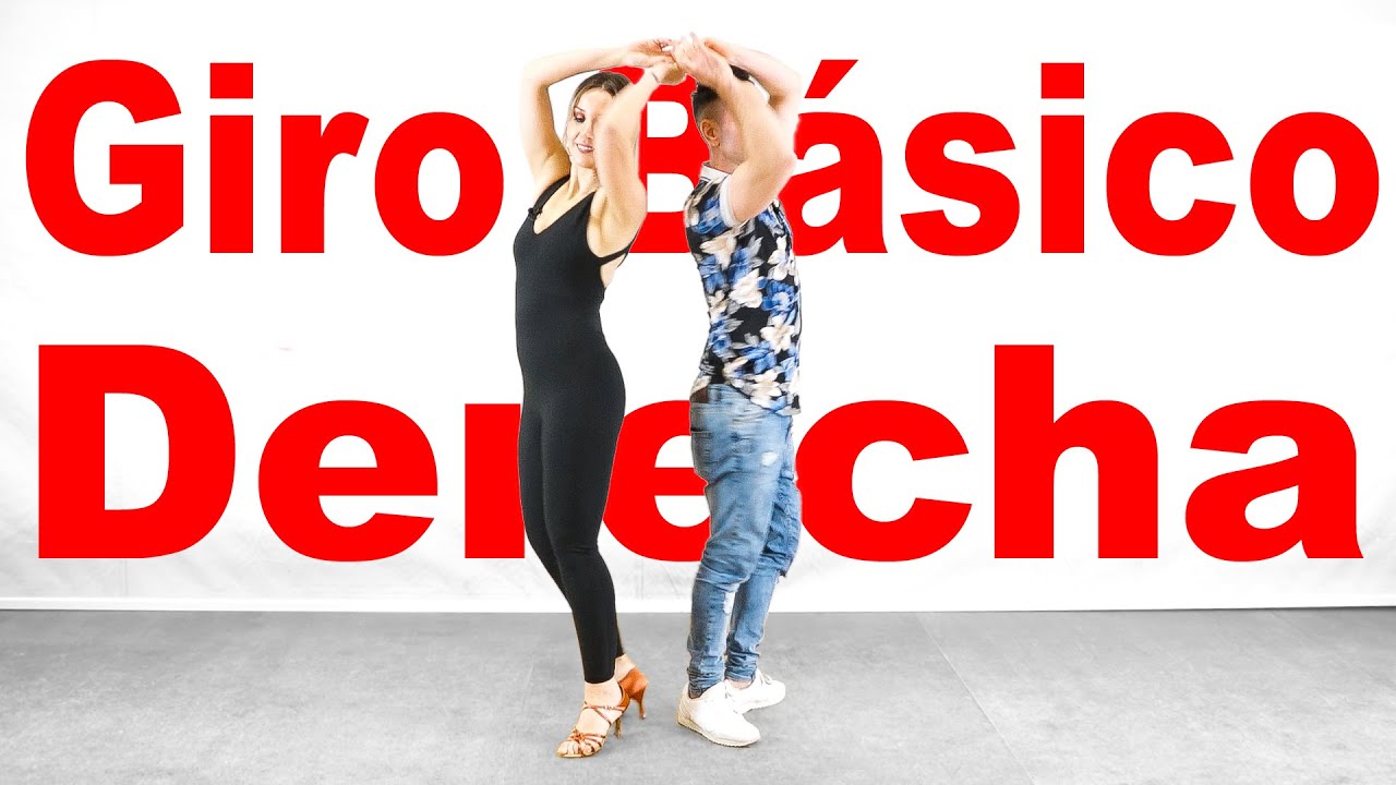 15. Giro Básico a la Derecha | Aprende a Bailar Salsa | Alfonso y Mónica | Clases de SALSA