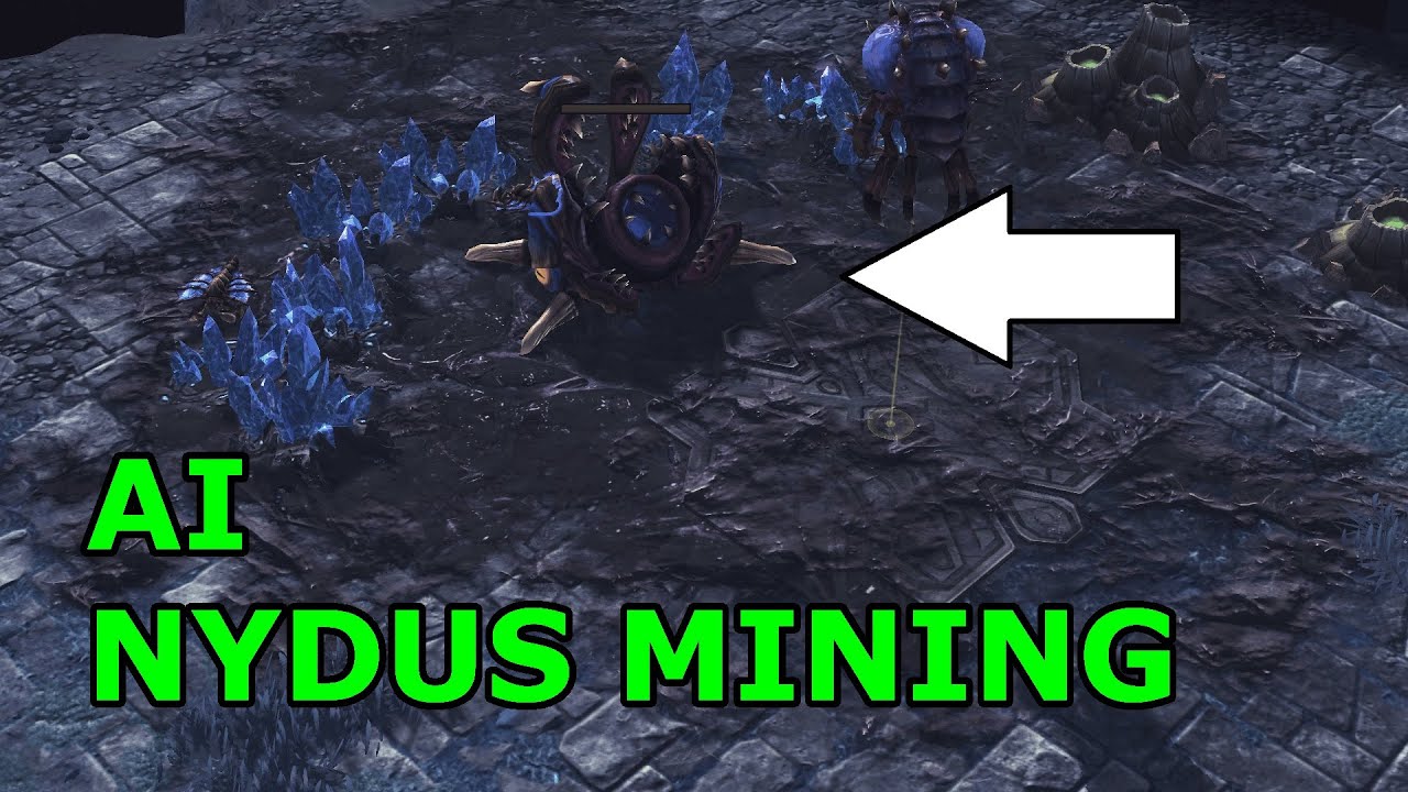50,000 APM NYDUS MINING - Sharkbot vs Dodo - Starcraft 2 AI