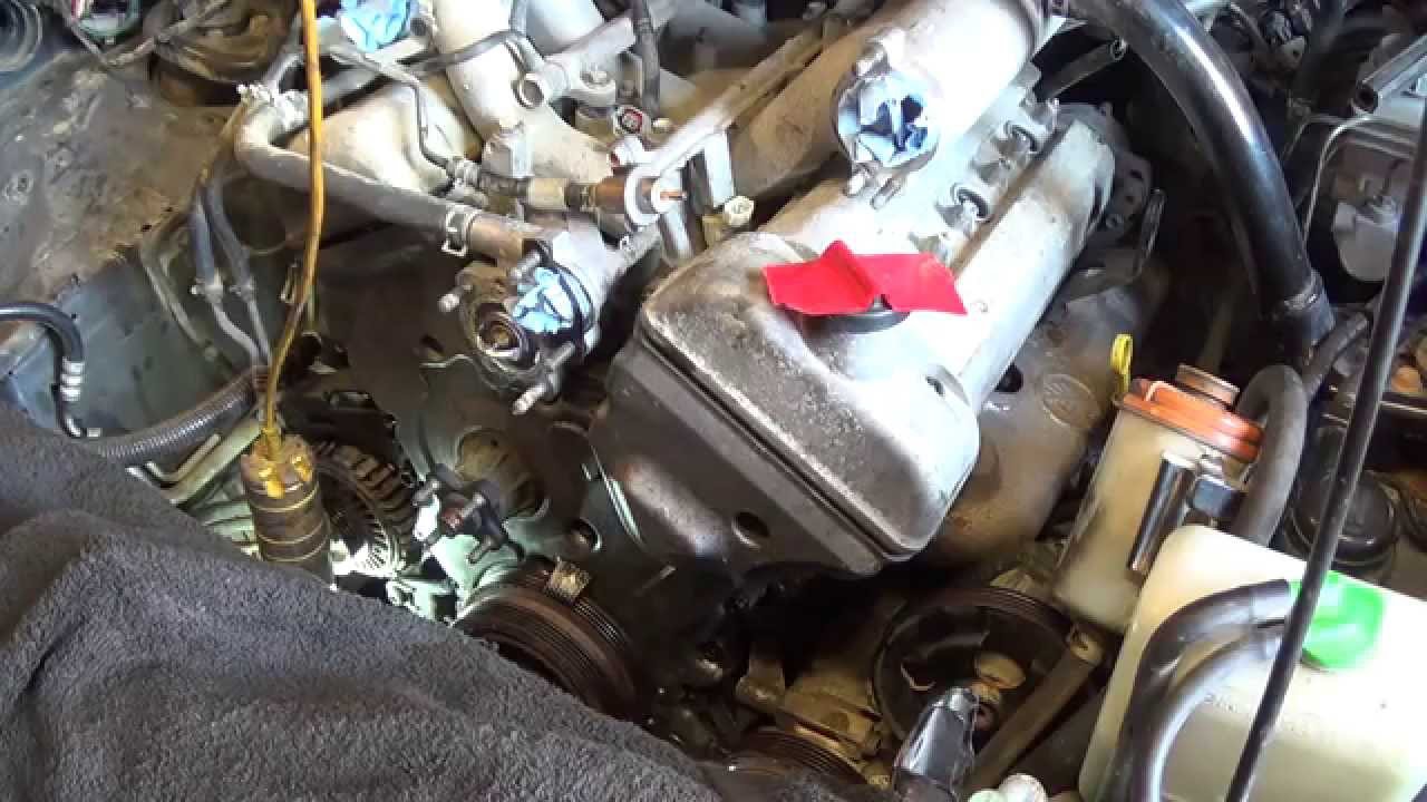 Suzuki Truck V6: Replace timing tensioner -Part 4 of 5