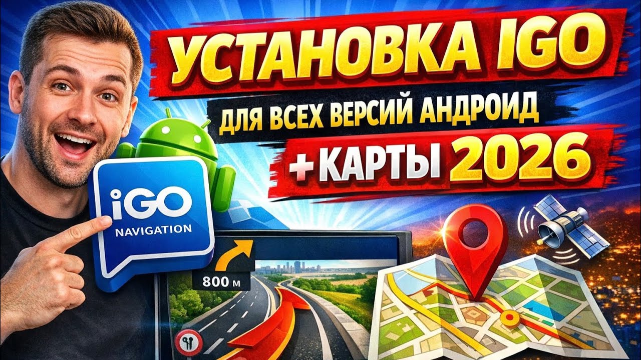 Как установить iGO на Android (все версии) + Карты 2026 &mdash; Полная инструкция