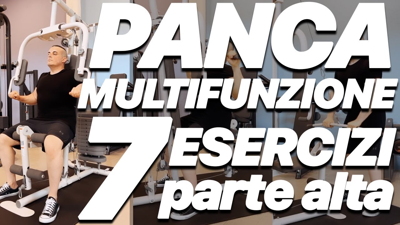 Scheda Massa con la Panca Multifunzione per la Parte Alta: 7 Esercizi