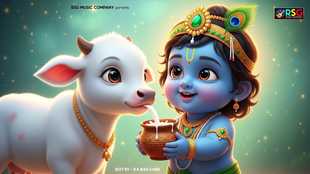 छोटी छोटी गैया छोटे छोटे ग्वाल। Choti Choti Gaiya Chote Chote Gwal। #kanha #krishna #krishnabhajan