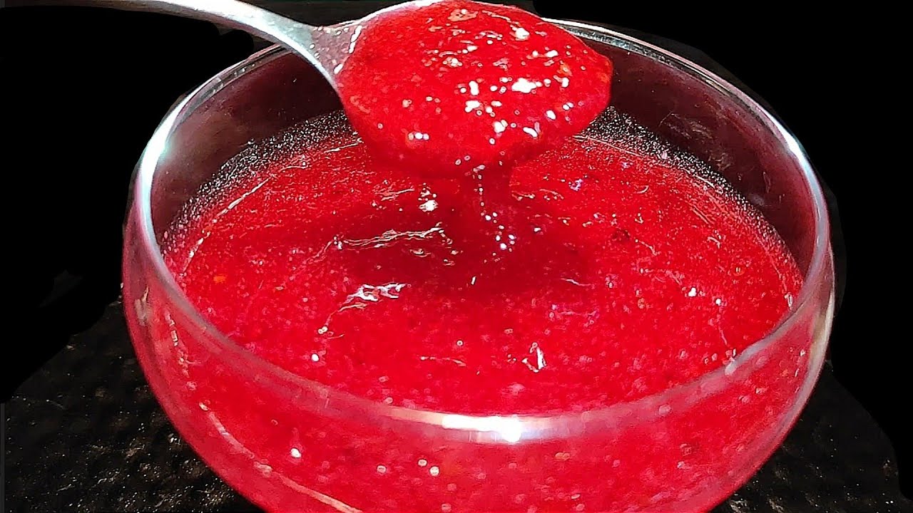 Красная СМОРОДИНА с сахаром без варки на ЗИМУ