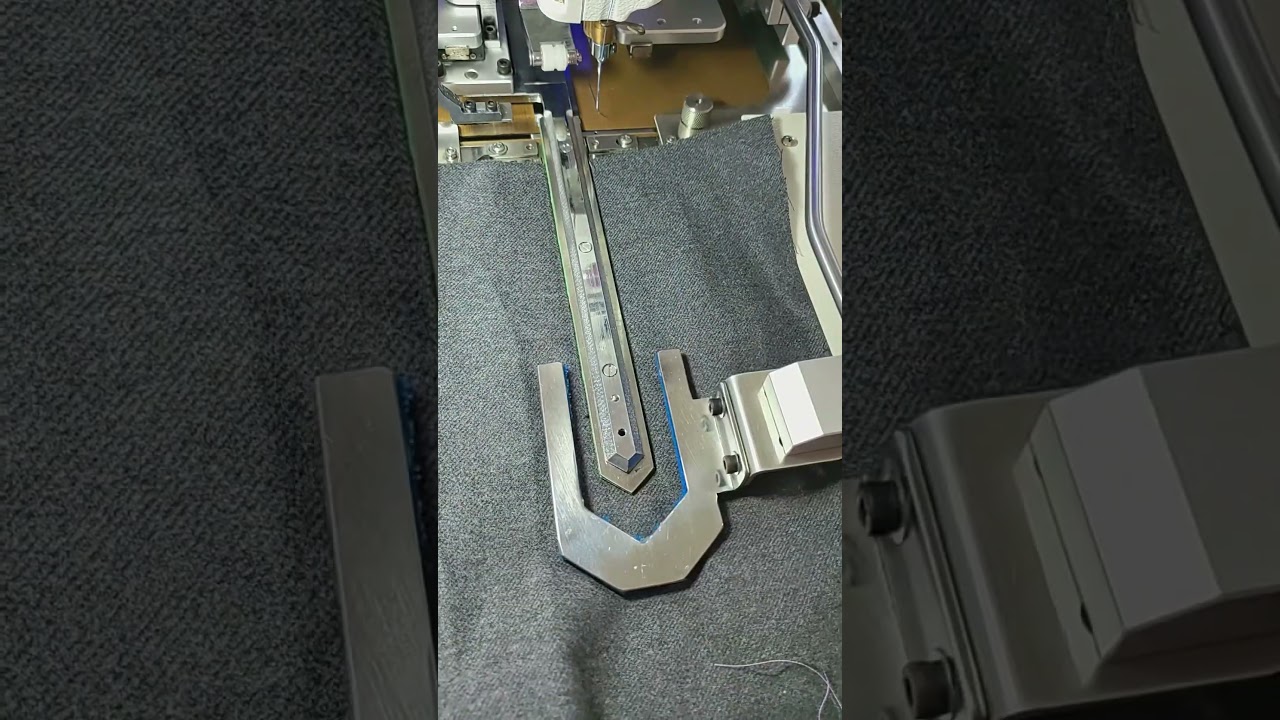 Fully automatic sleeve fork machine#shorts #shirts #sewingmachine #sleeves #machine
