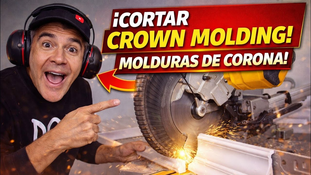 Como cortar crown molding Facil