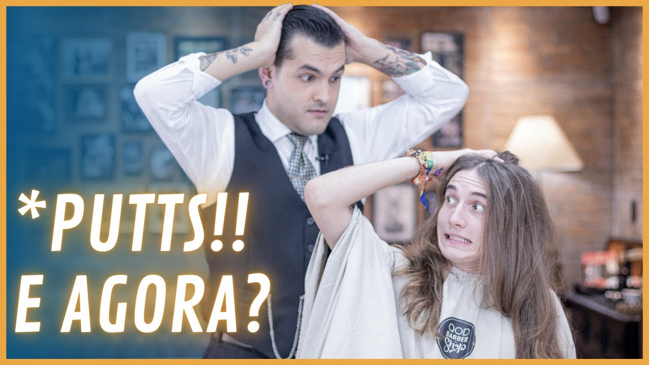 CORTE DE CABELO LONGO MASCULINO - VIDEO AULA COMPLETA / CORTE COMPRIDO MASCULINO