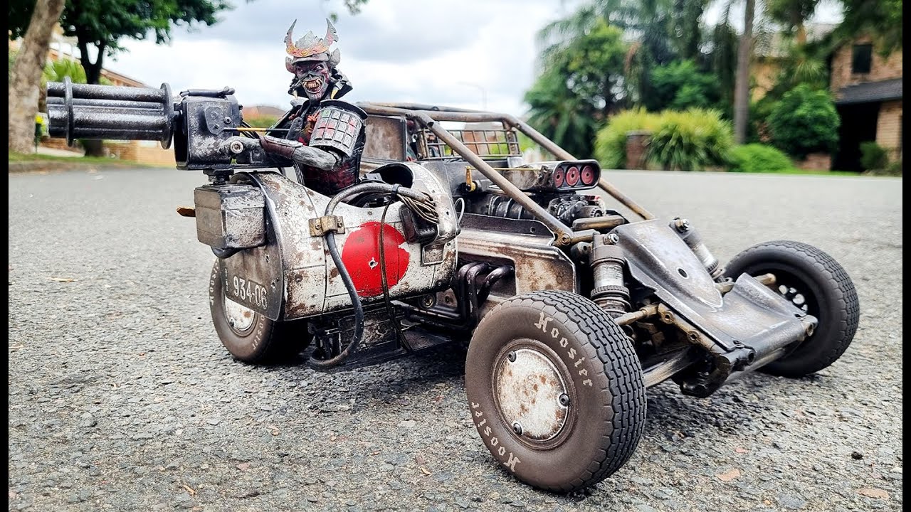 The Iron Maiden Senjustu Zero Sprint Car! RC Animatronics by Danny Huynh Creations.