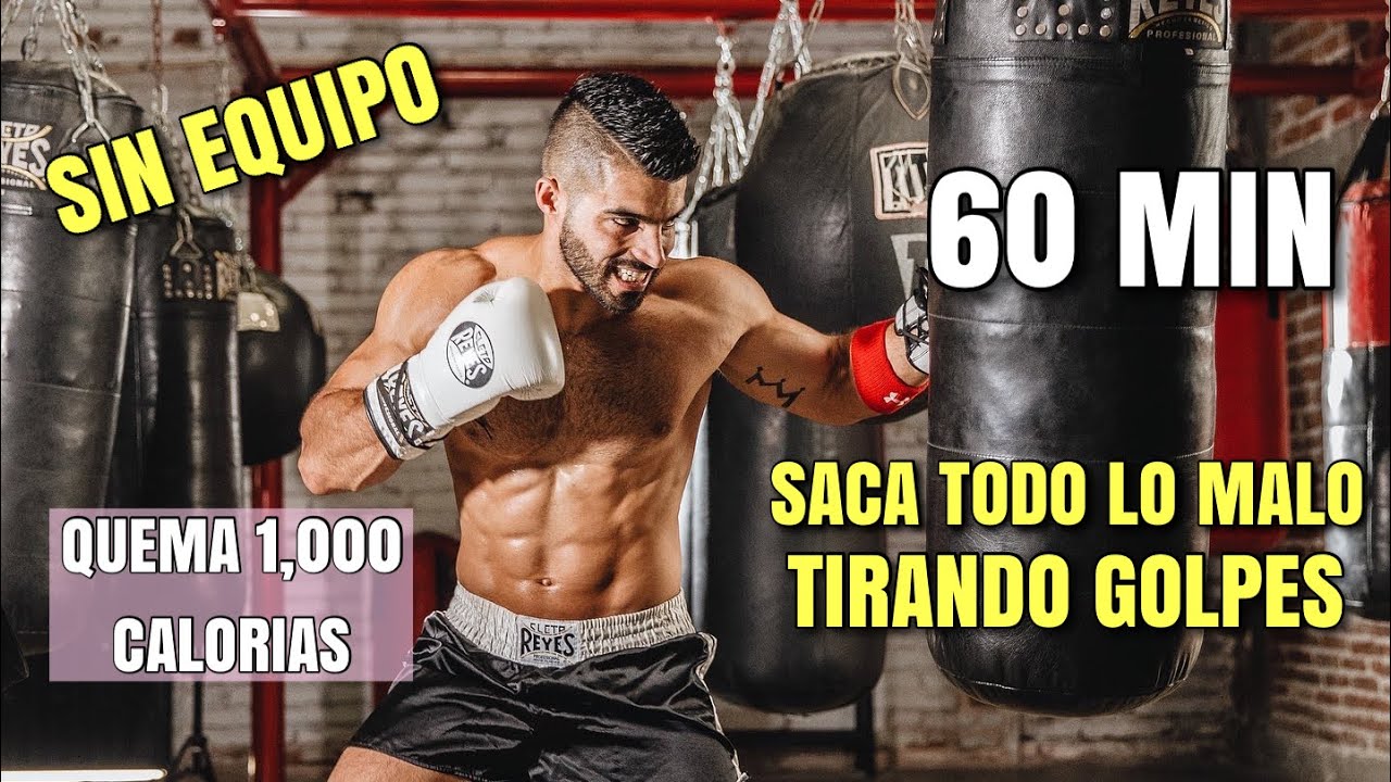 HIIT de Boxeo en Casa (60 Minutos) Reto de Tirar Golpes Sin Equipo