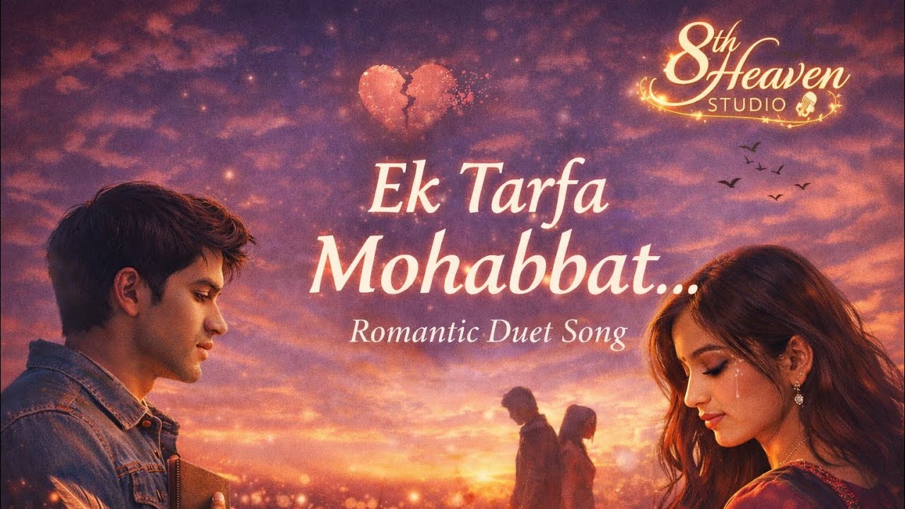 Ek tarfa Mohabbat | official romantic duet song | 8th heaven studio| sonia maji | utkarsh Khedekar💕|