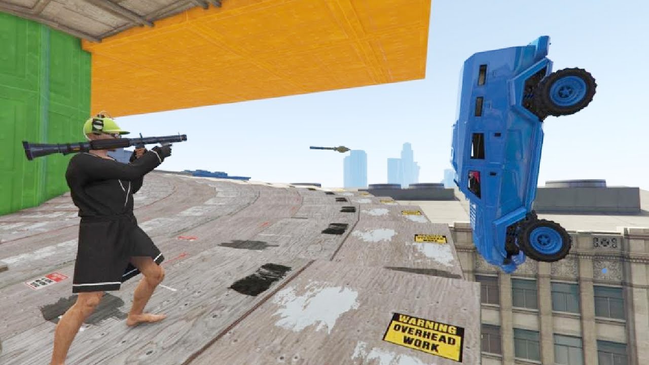 RPGS VS Spirals Minigame - GTA V Online Funny Moments | JeromeACE