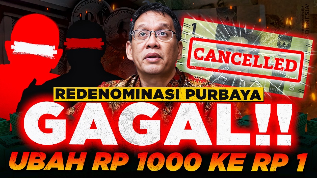 REDENOMINASI DIJEGAL! PURBAYA TERTEKAN | Rencana Mundur 2032, Siapa yang Menghambat?