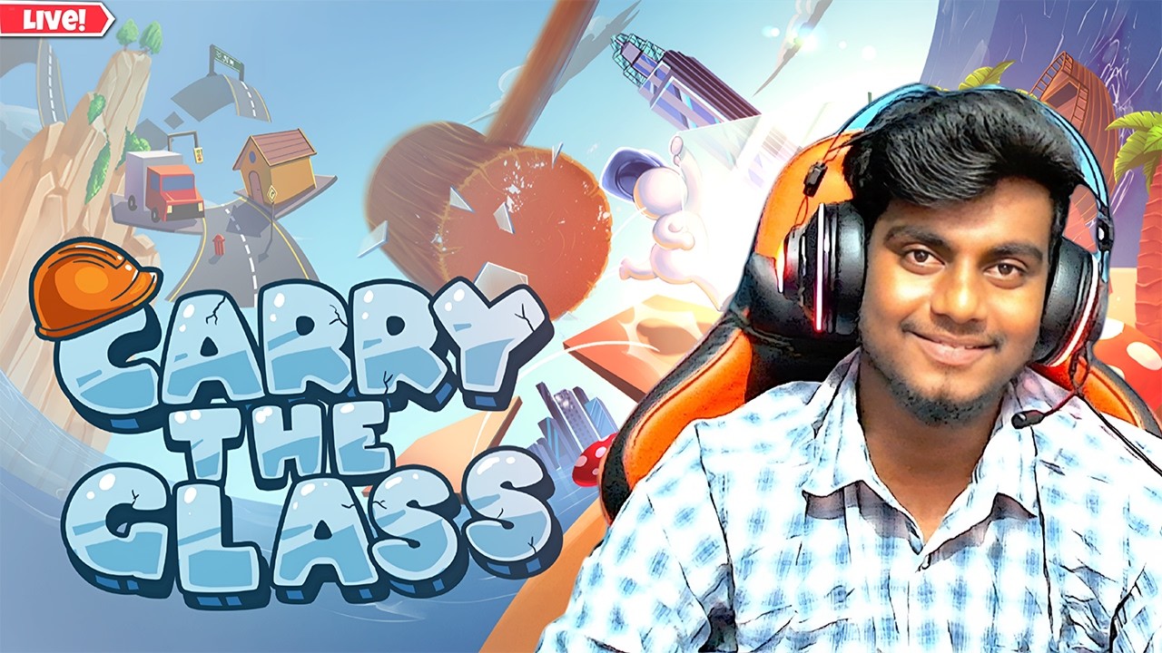 கண்ணாடிய நொறுக்குறோம் 😁😁  | Carry The Glass Live Tamil | #narikoottamgamerz #reaction #tamillive