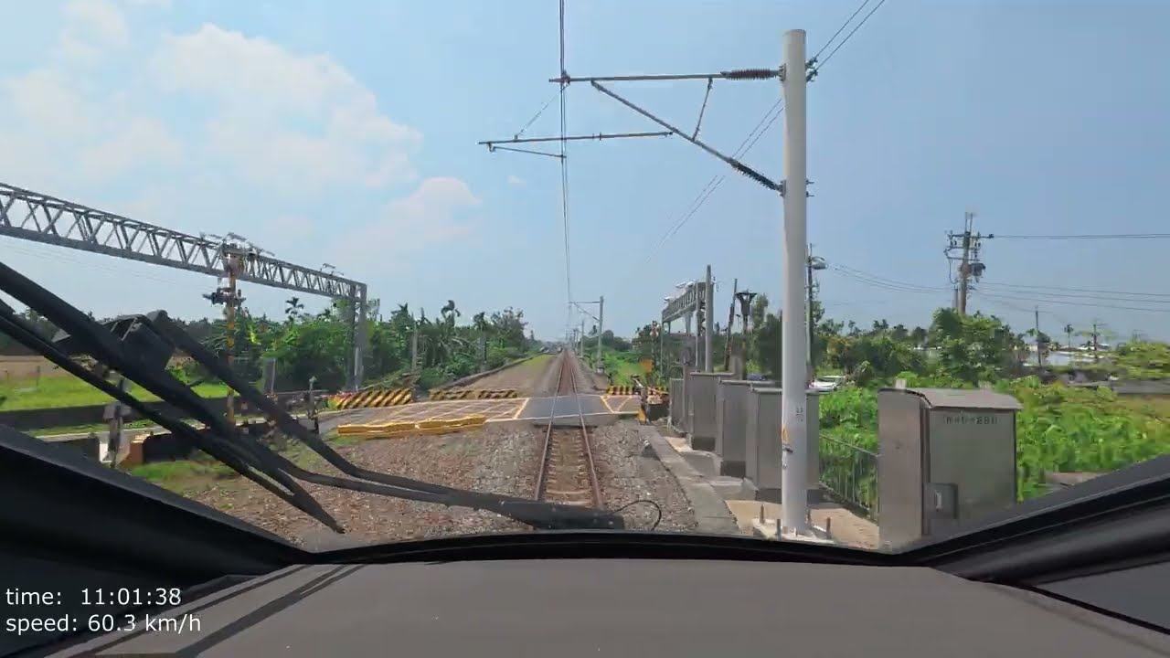 2025.08.24 EMU3000 161次 屏東-台東 路程景 GPS