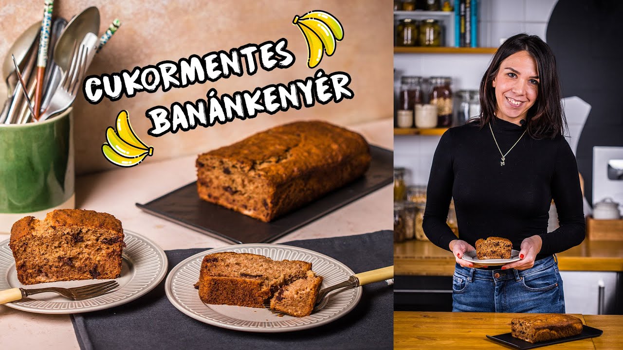 🍌Cukormentes BANÁNKENYÉR🍌