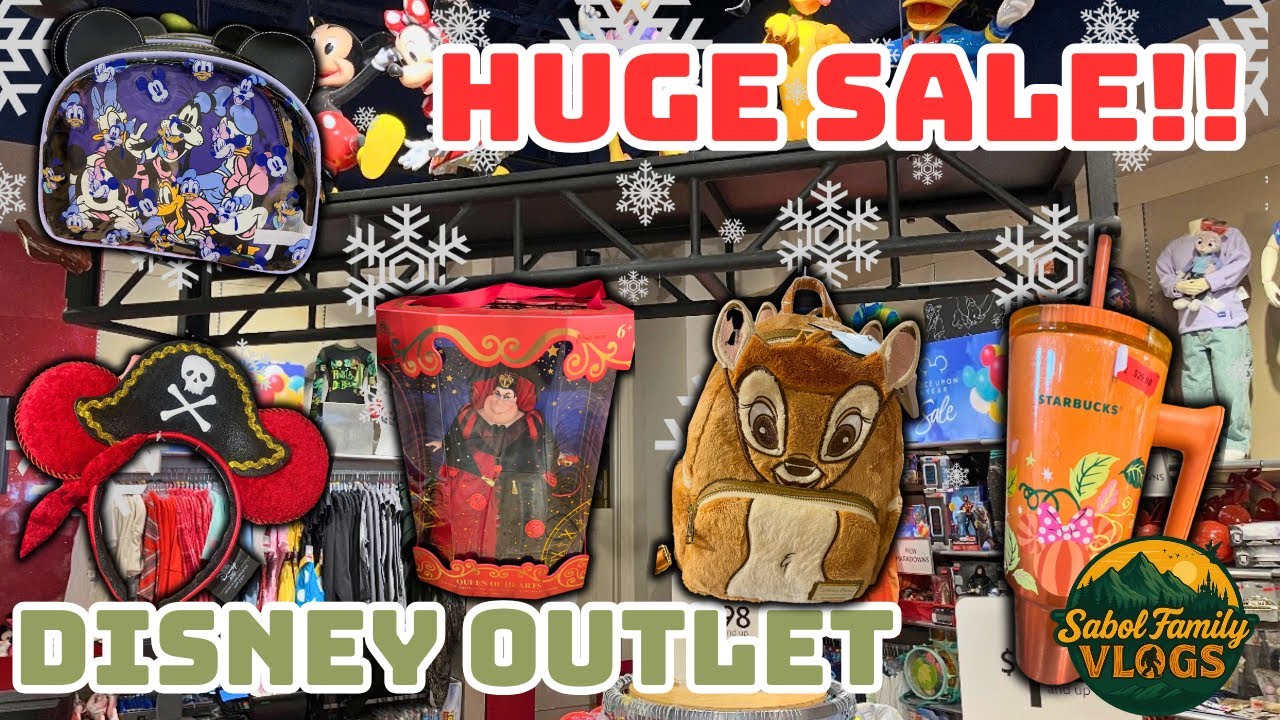 DISNEY OUTLET NEW MERCHANDISE TOUR | Disney World & Disneyland! HUGE New Selection & Discounts!
