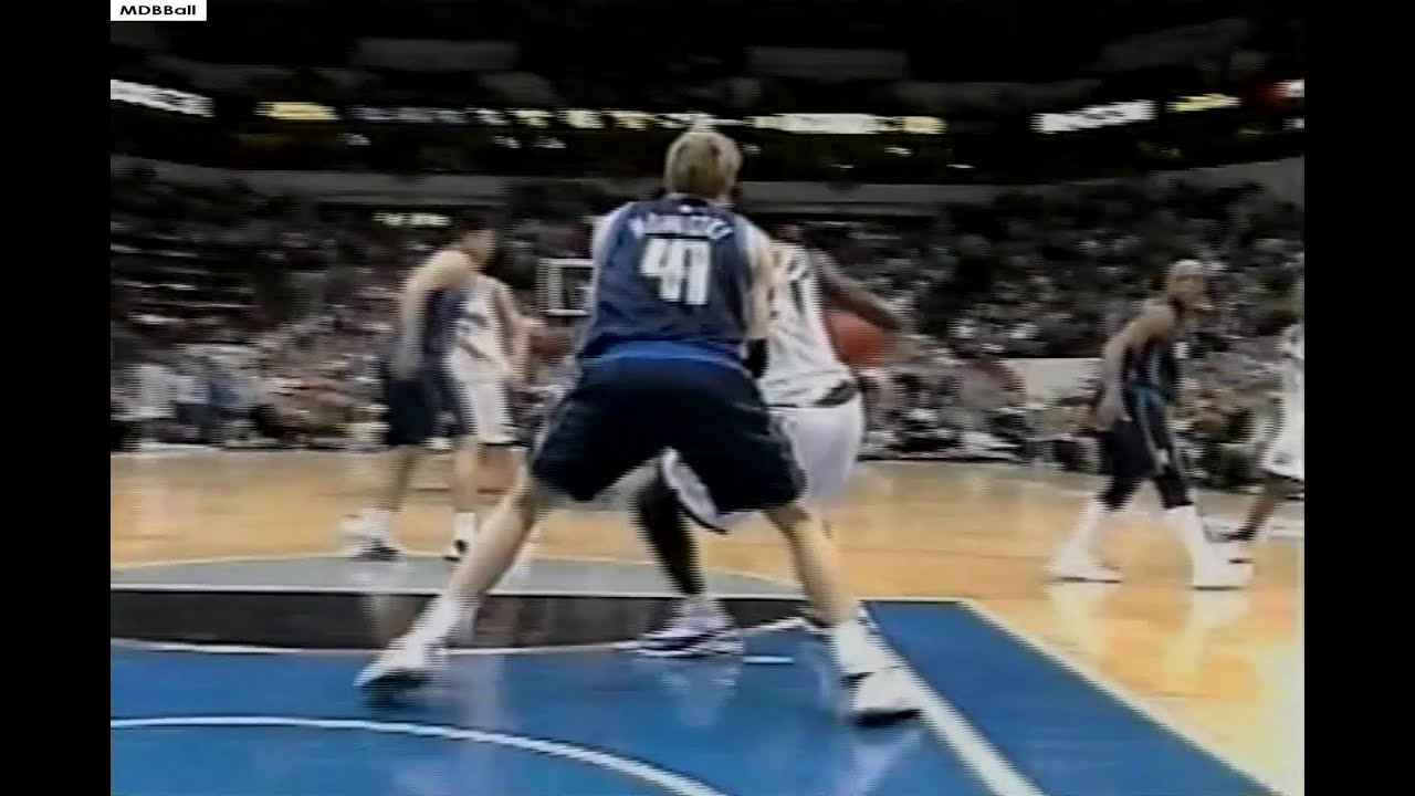 NBA On NBC - Dirk Nowitzki Eliminates Kevin Garnett! (Mavs Sweep Wolves 3-0) 2002 Playoffs Game 3