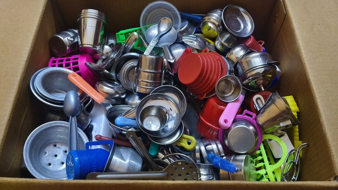 Mini Kitchen Set collection for Kids Playing | Unboxing Kids Kitchen Set 