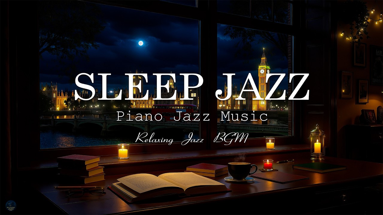 Late Night Jazz Melodies - Soft Jazz Piano Music - Relaxing Slow Jazz Music for Sleep, Stress Relief