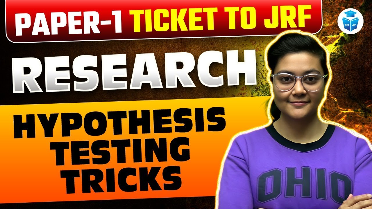 UGC NET Paper 1 Research Hypothesis Testing Tricks | UGC NET Research Aptitude by Aditi Mam
