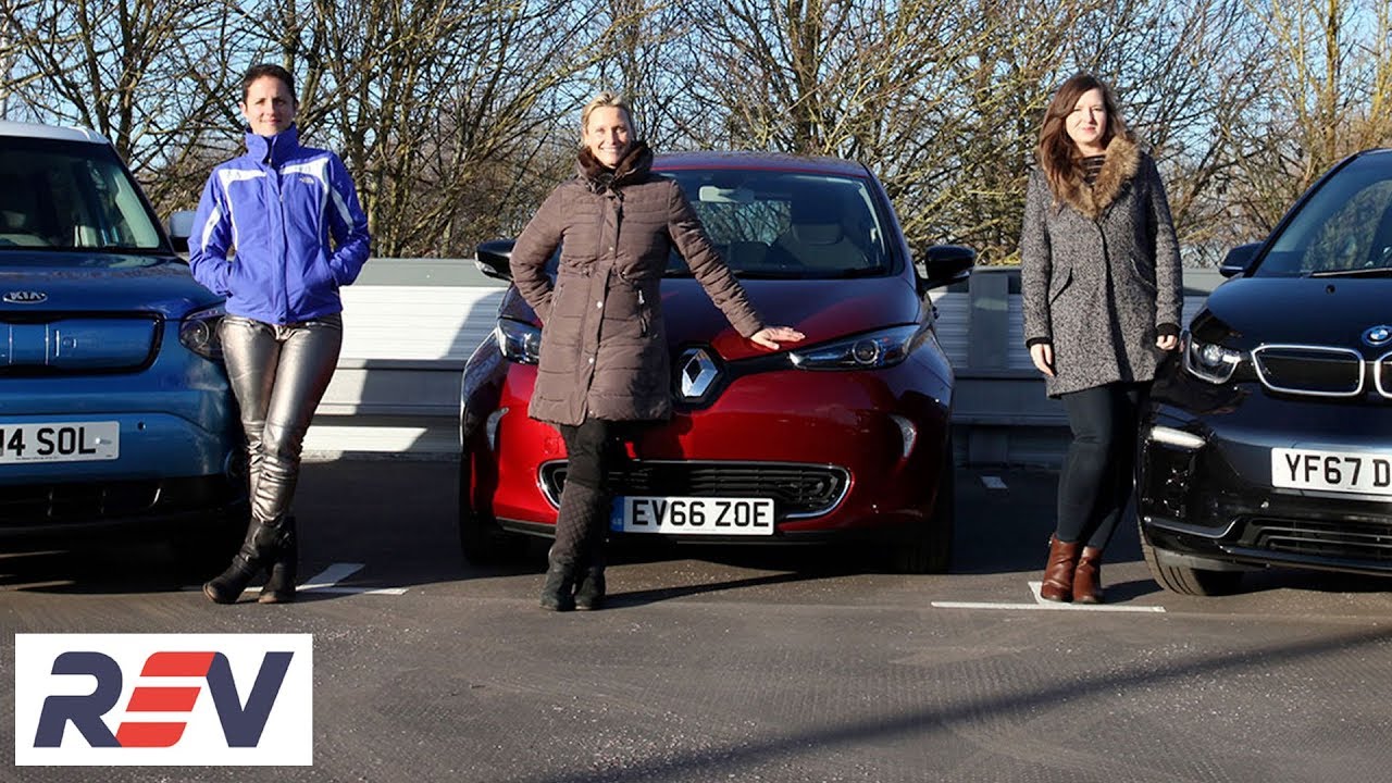 The REV Test: Electric cars. BMW i3s vs Kia Soul EV vs Renault Zoe