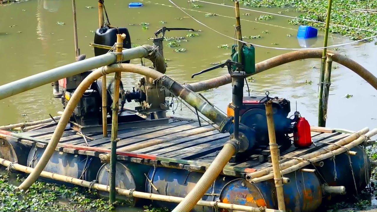 SAND Extraction from river || machine & piping system || Around Sight