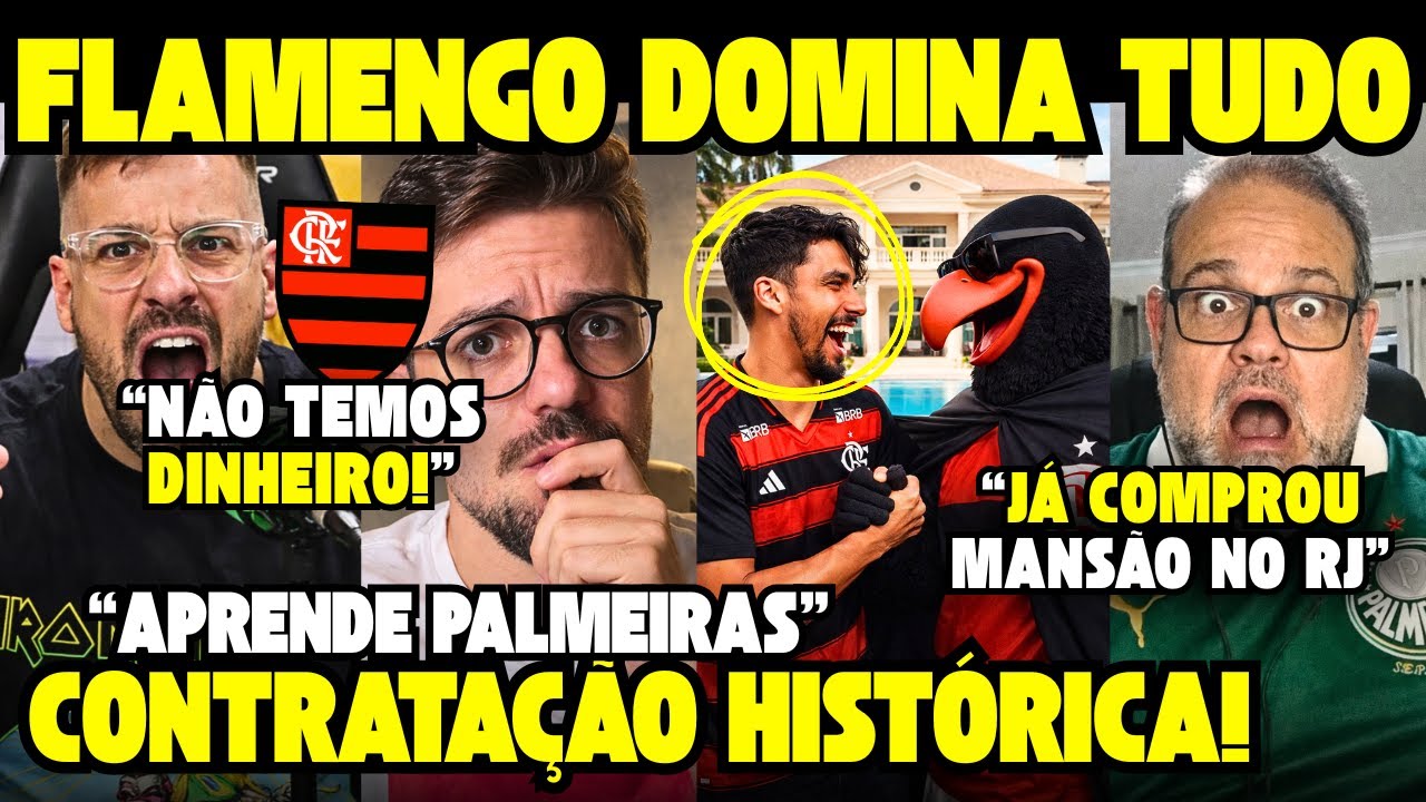 PQP PAQUETÁ É DO FLAMENGO P#RR@! 🤬 INVEJA PALMEIRENSES?  MAIOR CONTRATAÇÃO DA HISTÓRIA DO BRASIL!