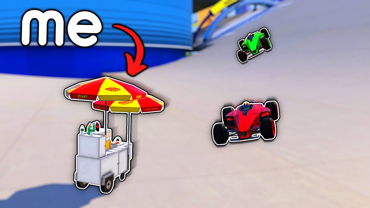 Trackmania But I'm Selling Hotdogs...