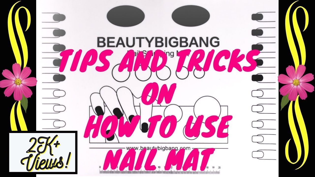 Tips and Tricks on How to use Nail Art Mat: Beauty Bigbang XL Silicone Nail Art Mat