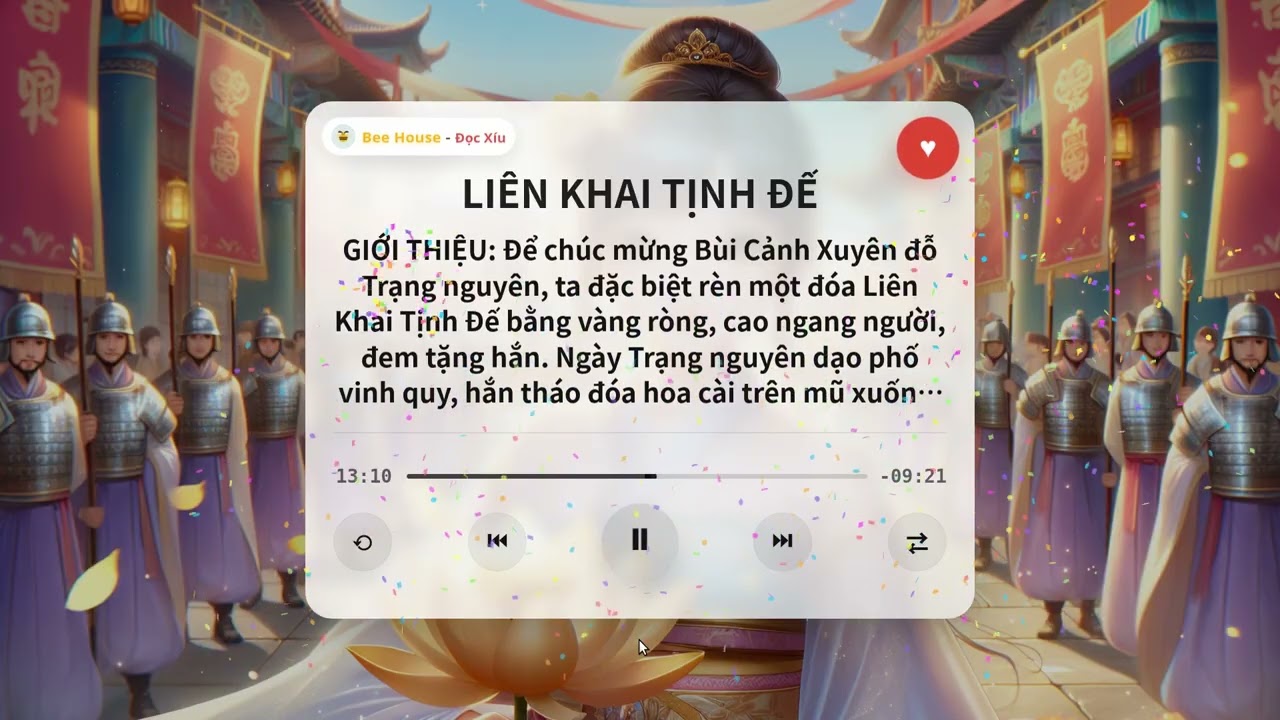 Liên Khai Tịnh Đế | Truyện Audio Nghe Thư Giãn 🌙