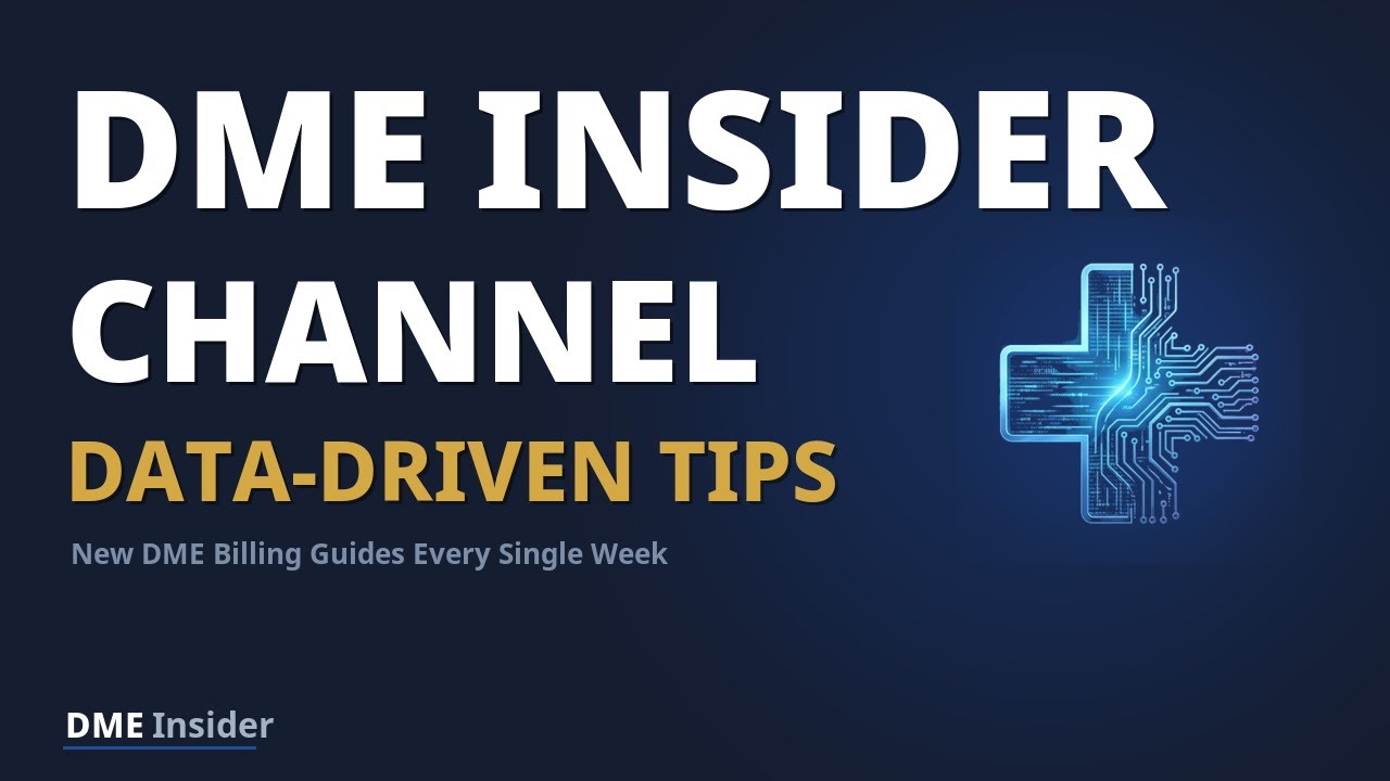 Free DME Billing Playbook (New Video Every Week) #DME